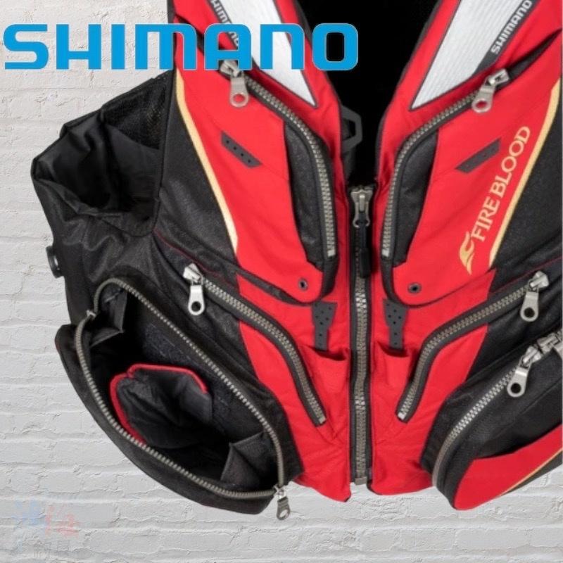 中壢鴻海釣具《SHIMANO》 VF-110V LIMITED PRO 釣魚救生衣-細節圖9