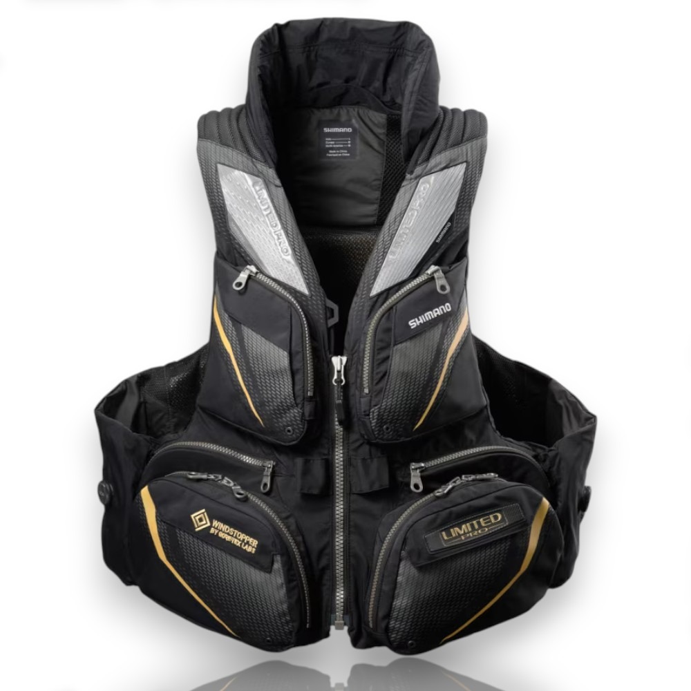 中壢紅海釣具【SHIMANO】 VF-130Y  LIMITED PRO FIRE BLOOD 釣魚救生衣 25秋磯款-規格圖11