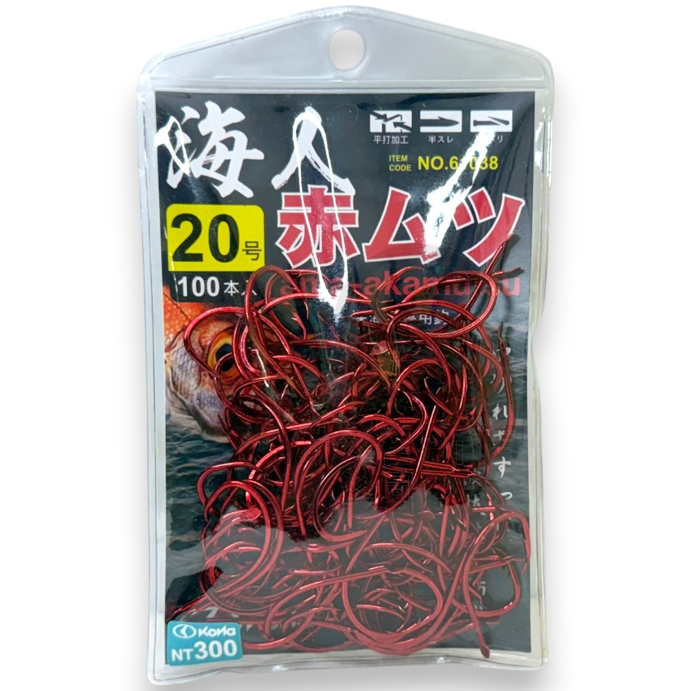 中壢紅海釣具【KONA】海人赤ムツ 深海鉤  深海魚、紅喉、黑喉 船釣鉤-規格圖8
