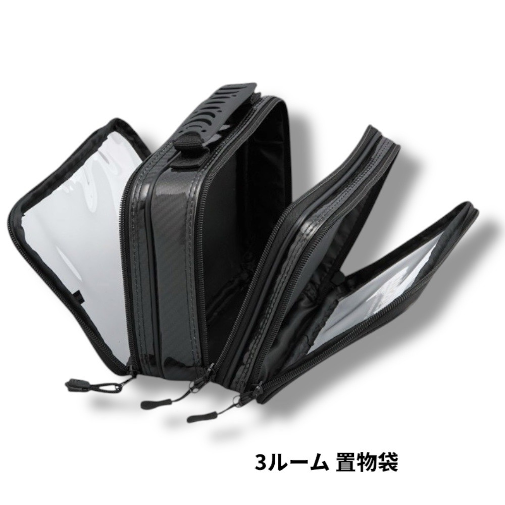 紅海釣具企業社【TSuriMusha】釣武者 マルチポーチ 置物袋 零件收納袋 阿波袋 雙層收納袋-細節圖6