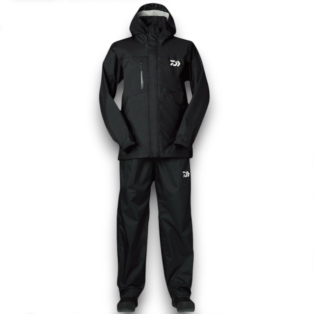 中壢鴻海釣具【DAIWA】DR-3823 Rainmax雨衣 黑色釣魚套裝 23年款-規格圖7