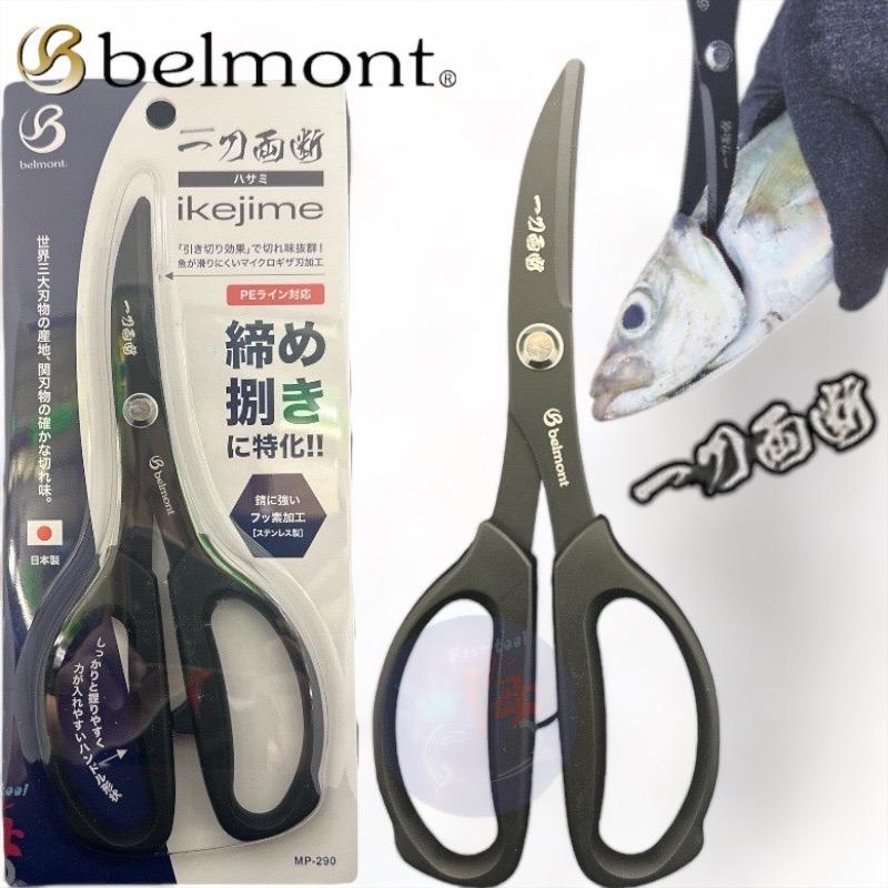 紅海釣具企業社《Belmont》MP-290 一刀兩斷 殺魚剪刀-細節圖2