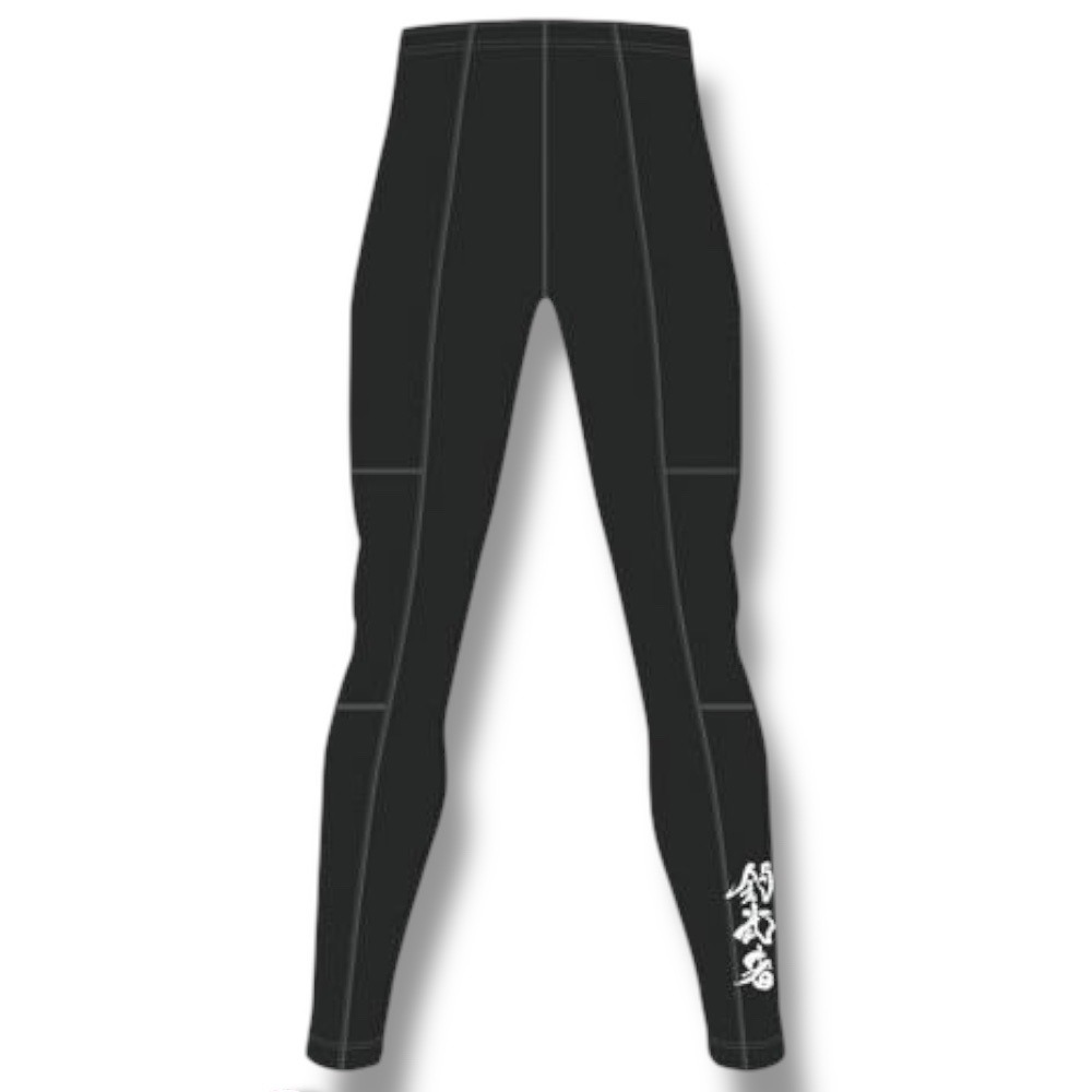 紅海釣具企業社【TSuriMusha】 釣武者 黑色Cordura 護膝緊身內搭褲-細節圖4