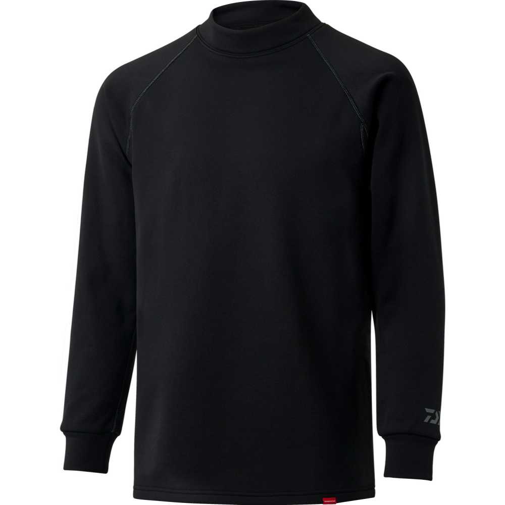 中壢紅海釣具【DAIWA】DU-3225S 極厚型DANROTECH 黑色高領保暖內搭衣-細節圖2