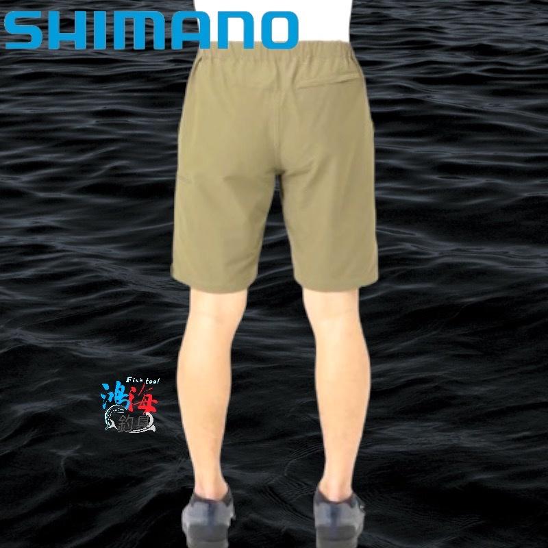 中壢鴻海釣具《SHIMANO》22 WP-002V 黑色防水透濕短褲-細節圖3