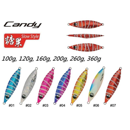 中壢鴻海釣具《JIGNESIS》Candy 糖果 極致慢速鐵板 360g - 鴻海釣具企業社