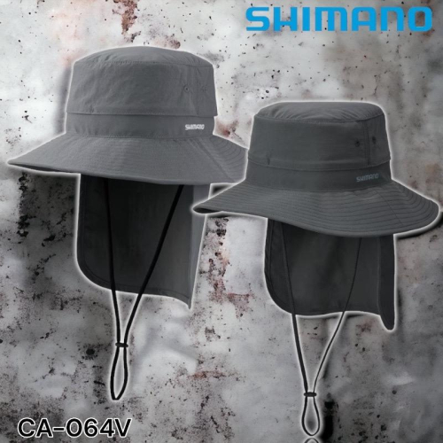中壢鴻海釣具《SHIMANO》22 CA-064V 遮陽短帽檐漁夫帽