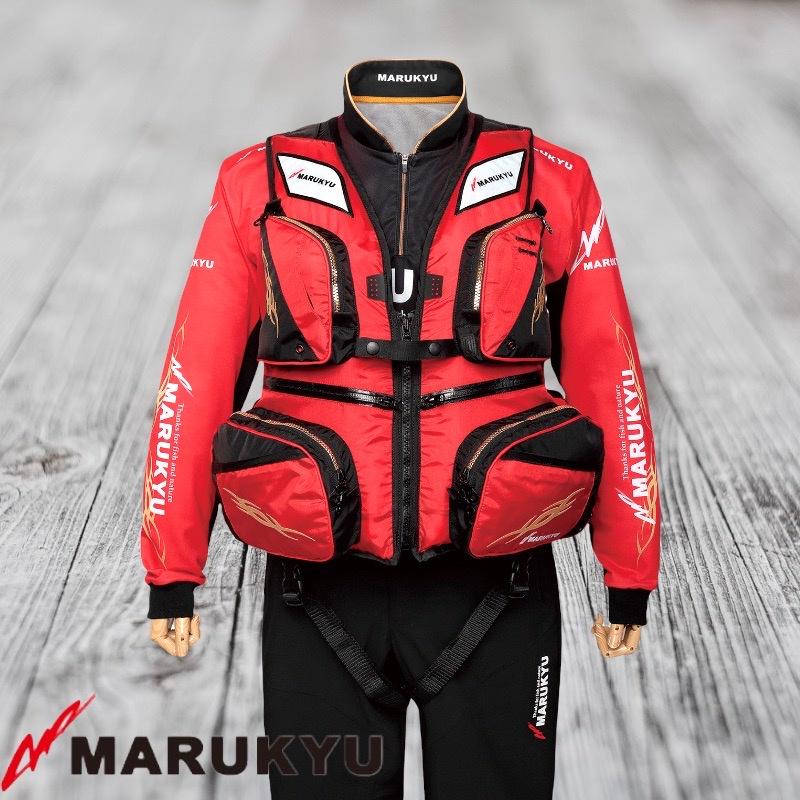 中壢鴻海釣具《MARUKYU》22新款  PFD03 L2 黑色救生衣-細節圖5