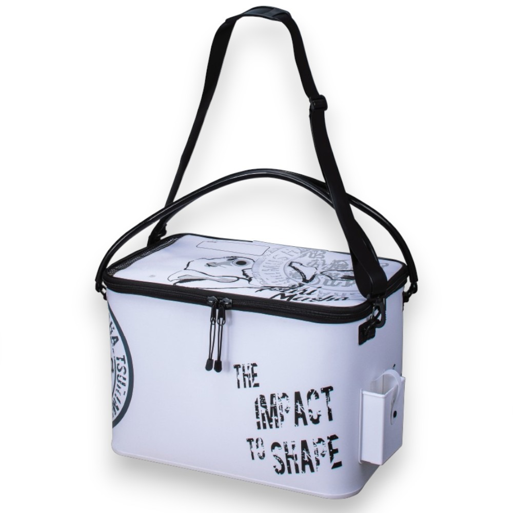 中壢紅海釣具【TSuriMusha】釣武者 ウニバッカン インナーケース付 50#白色活魚桶 (22年款)-細節圖2