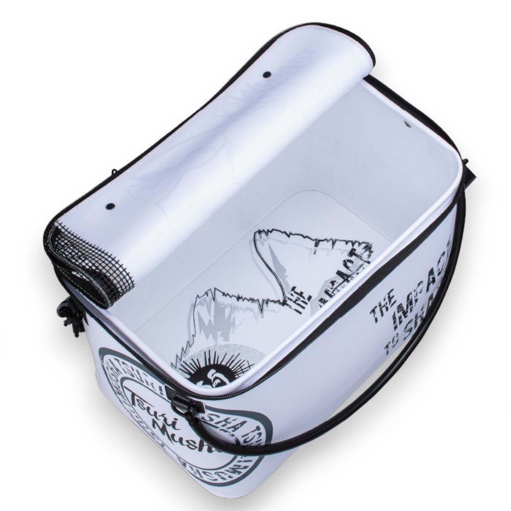 中壢紅海釣具【TSuriMusha】釣武者 ウニバッカン インナーケース付 50#白色活魚桶 (22年款)-細節圖4