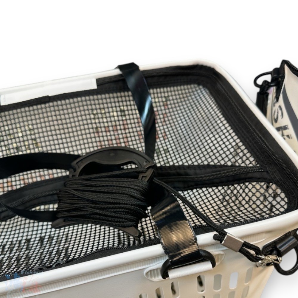 中壢紅海釣具【TSuriMusha】釣武者 ウニバッカン インナーケース付 50#白色活魚桶 (22年款)-細節圖8