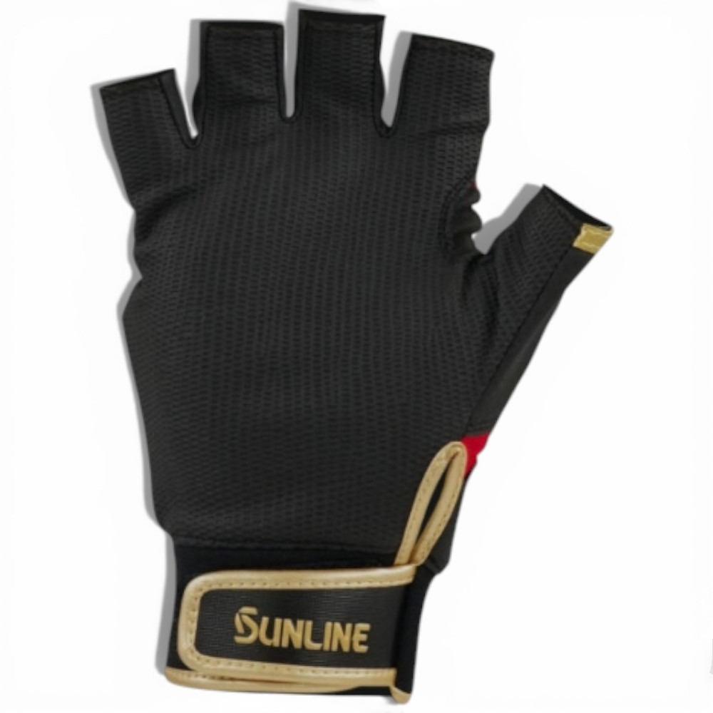 中壢紅海釣具【SUNLINE】SUG-201 金獅5指釣魚手套 (25年秋冬款)-細節圖5