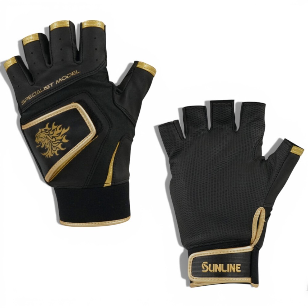 中壢紅海釣具【SUNLINE】SUG-201 金獅5指釣魚手套 (25年秋冬款)-規格圖9