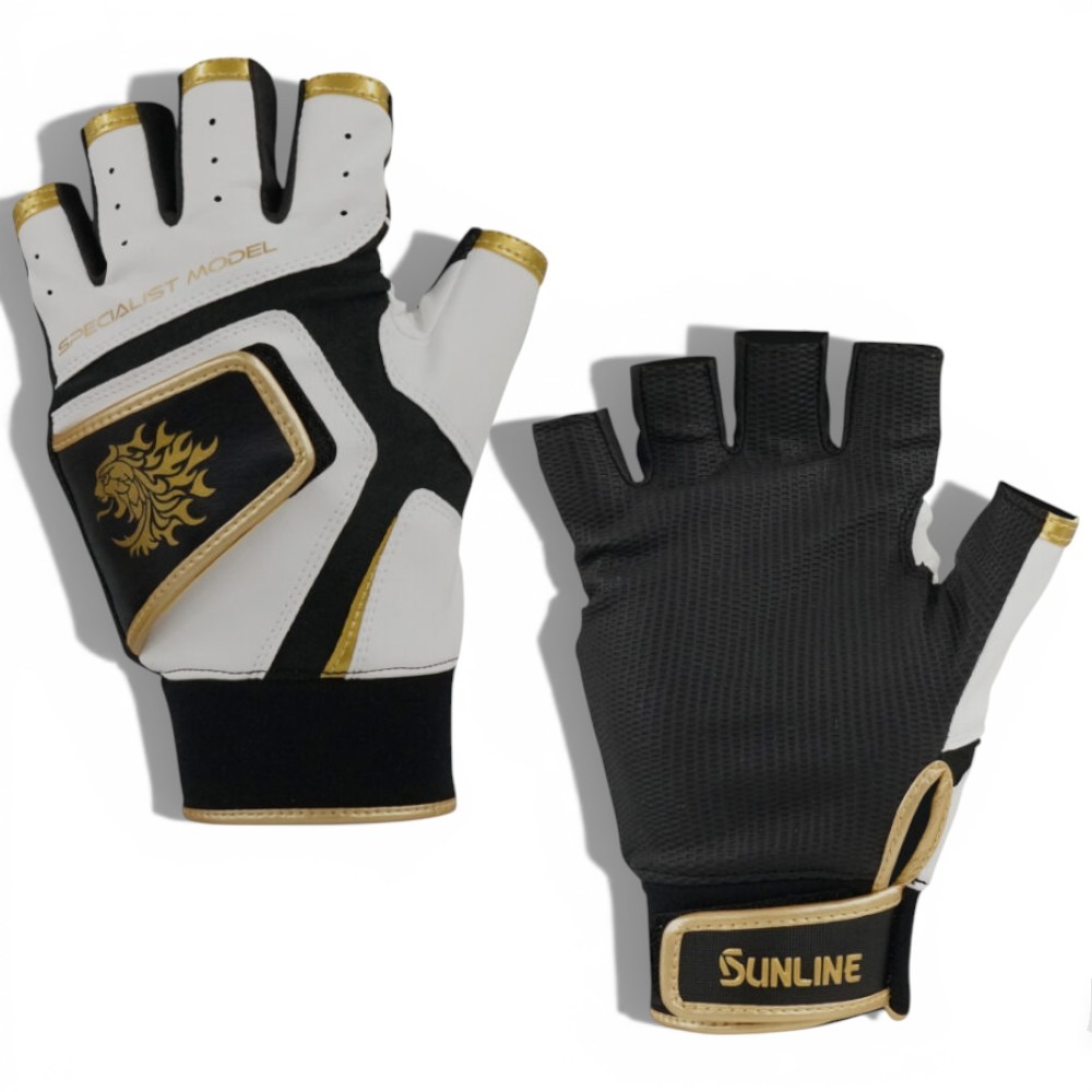 中壢紅海釣具【SUNLINE】SUG-201 金獅5指釣魚手套 (25年秋冬款)-規格圖9