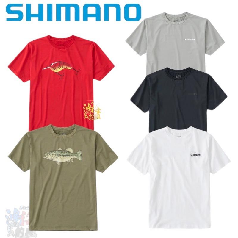 中壢鴻海釣具《SHIMANO》22 SH-005V 速乾彩繪釣魚T恤-細節圖2