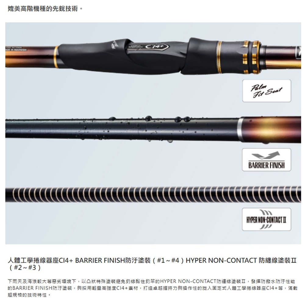 紅海釣具企業社【SHIMANO】 RAIARM  2.25-53 磯釣竿 磯。防波堤竿-細節圖6