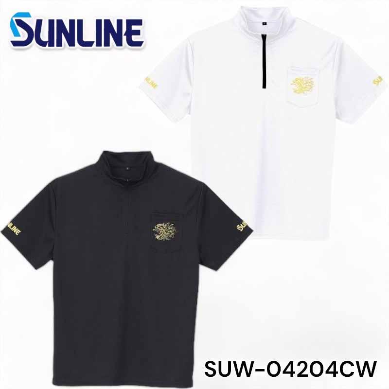 中壢鴻海釣具《SUNLINE》  22 SUW-04204CW 獅子圖案-防蚊加工吸水速乾短袖上衣-細節圖2