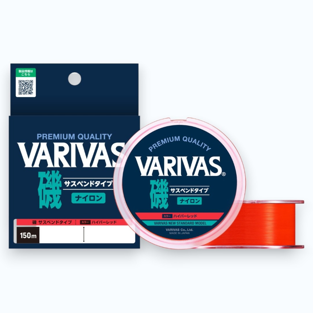中壢鴻海釣具【VARIVAS】VARIVAS磯 PREMIUM QUALITY 磯釣母線 橘色/綠色 150M-細節圖2