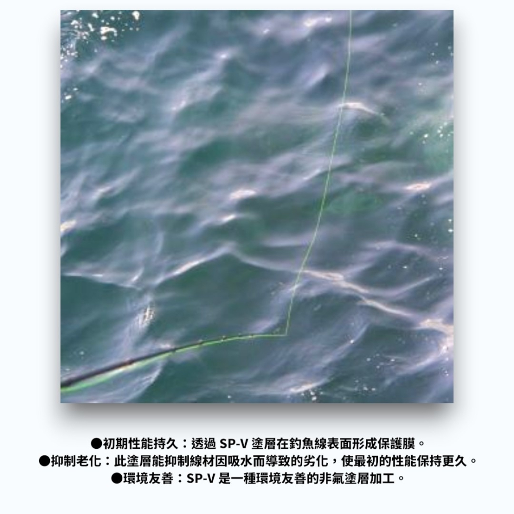 中壢鴻海釣具【VARIVAS】VARIVAS磯 PREMIUM QUALITY 磯釣母線 橘色/綠色 150M-細節圖9