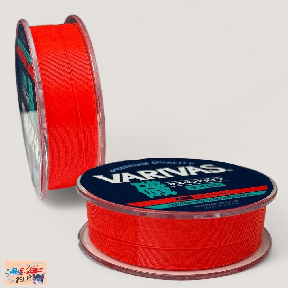 中壢鴻海釣具【VARIVAS】VARIVAS磯 PREMIUM QUALITY 磯釣母線 橘色/綠色 150M-細節圖2