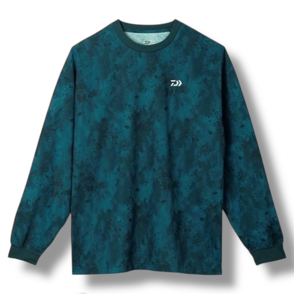 紅海釣具企業社【DAIWA】 DE-8922 噴墨藍色吸水速乾長袖釣魚衫 (22年款)－－－-出清特價-規格圖5