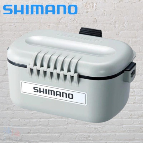 中壢鴻海釣具《SHIMANO》CS-131N 不銹鋼保溫灰色餌料盒