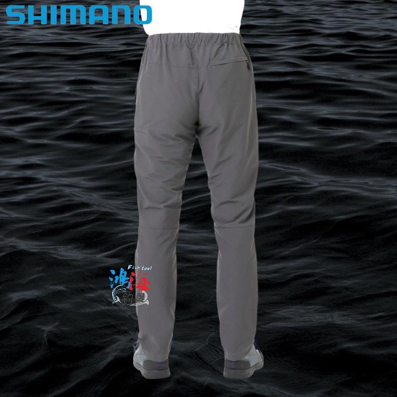 中壢鴻海釣具《SHIMANO》22 WP-003V 黑色機能防潑水釣魚褲-細節圖3