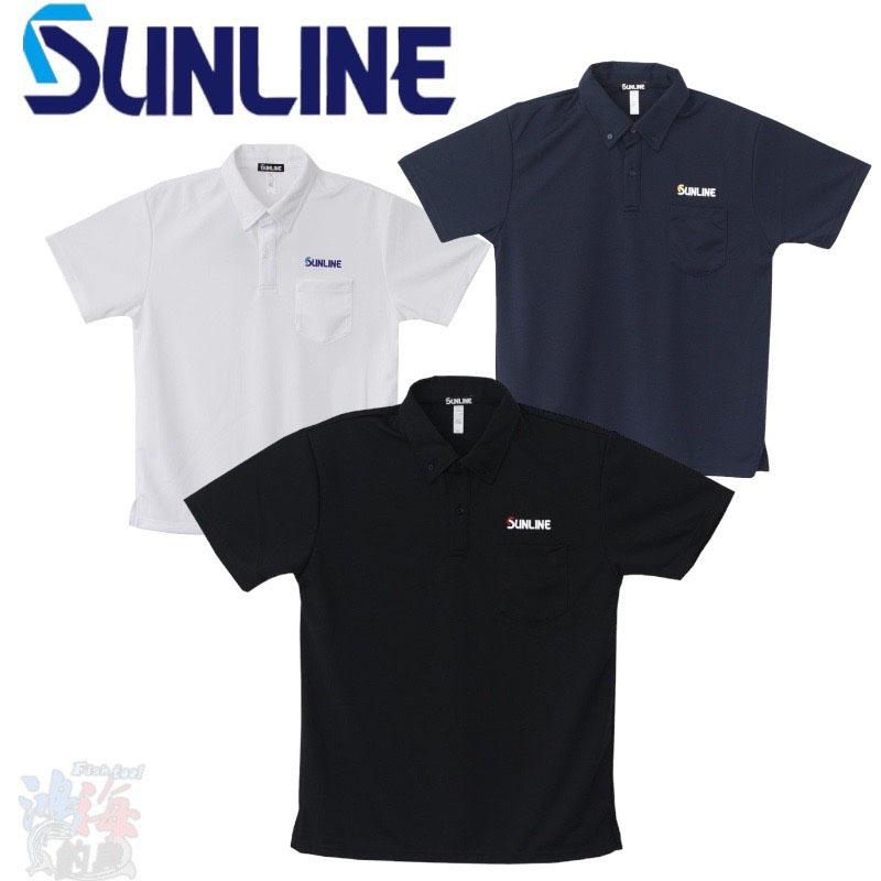 中壢鴻海釣具《SUNLINE》SUW-15204DP DRY 吸水速乾短袖Polo衫-細節圖2