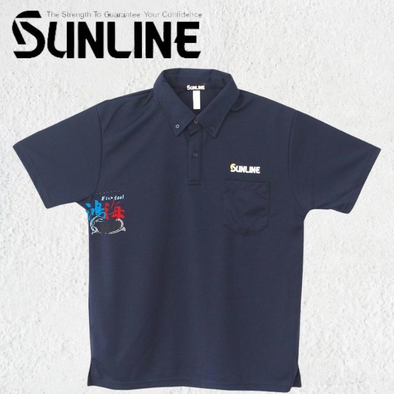 中壢鴻海釣具《SUNLINE》SUW-15204DP DRY 吸水速乾短袖Polo衫-細節圖3