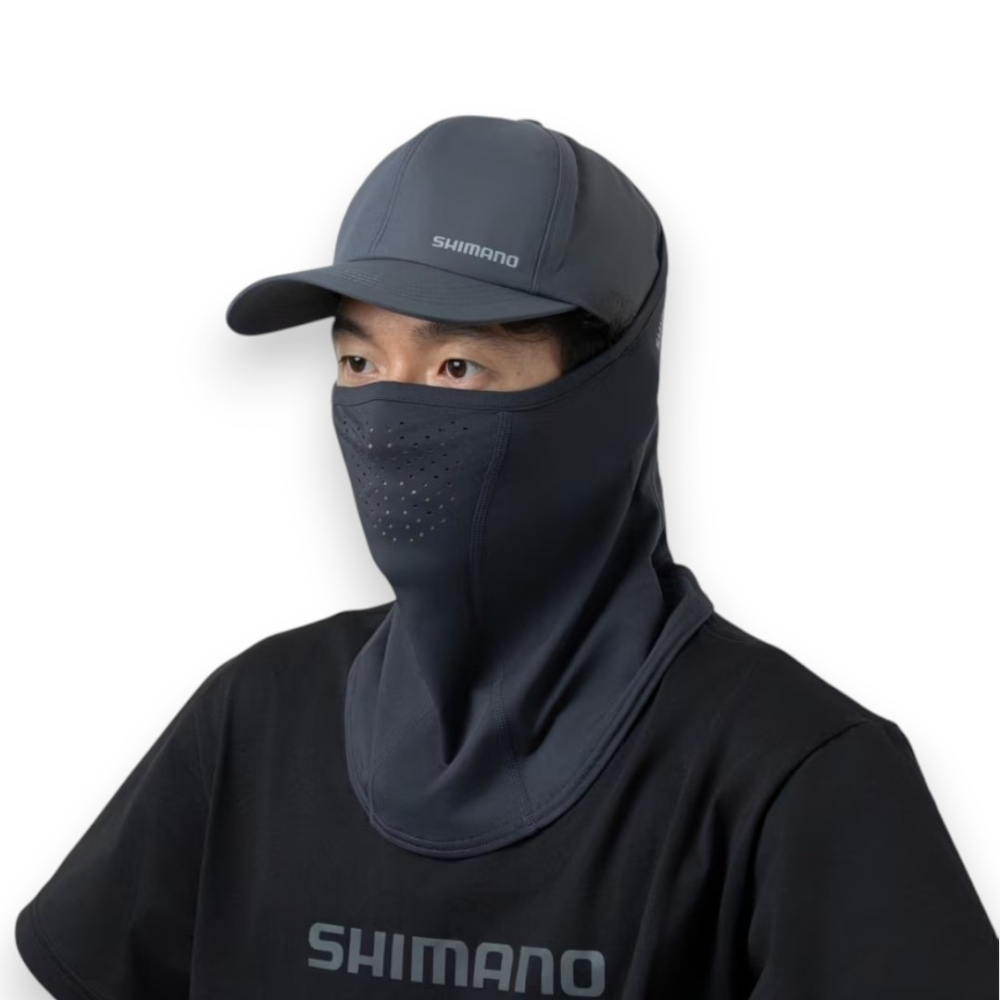中壢紅海釣具【SHIMANO】AC-001Z 透氣防曬面罩 26年春夏款 UPF50+ 防曬頭套 釣魚面罩 磯釣 船釣-細節圖2