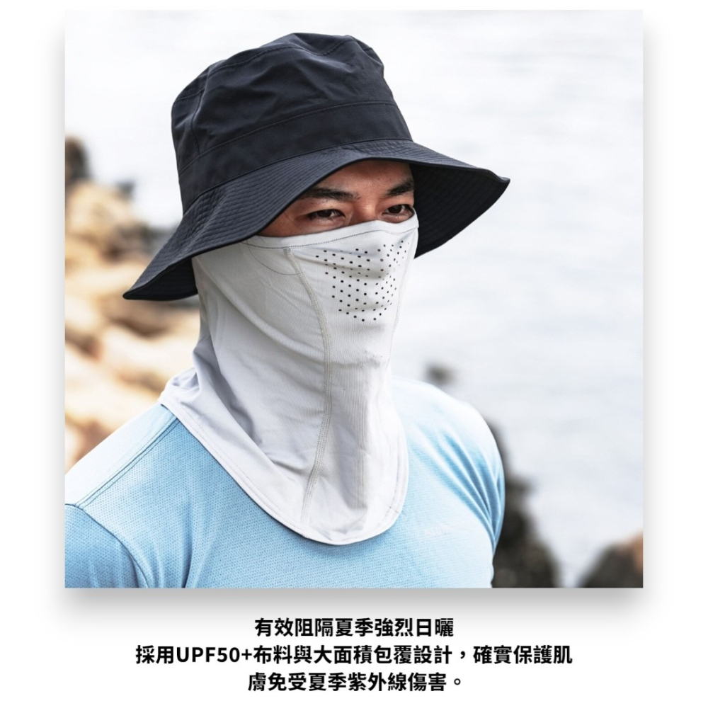 中壢紅海釣具【SHIMANO】AC-001Z 透氣防曬面罩 26年春夏款 UPF50+ 防曬頭套 釣魚面罩 磯釣 船釣-細節圖8