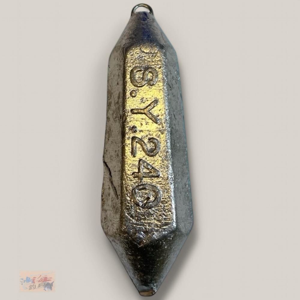 紅海釣具企業社 六角鉛 12兩-48兩 釣魚鉛錘 海釣沉底 浮標配重 船釣鉛錘 (單顆販售)-規格圖9