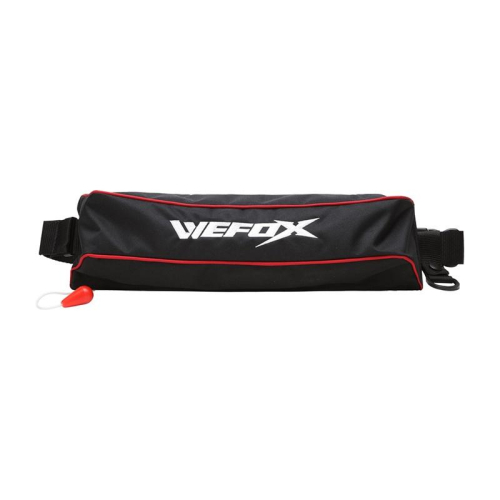 中壢鴻海釣具《WEFOX》WCX-4005 腰掛式救生衣#黑紅