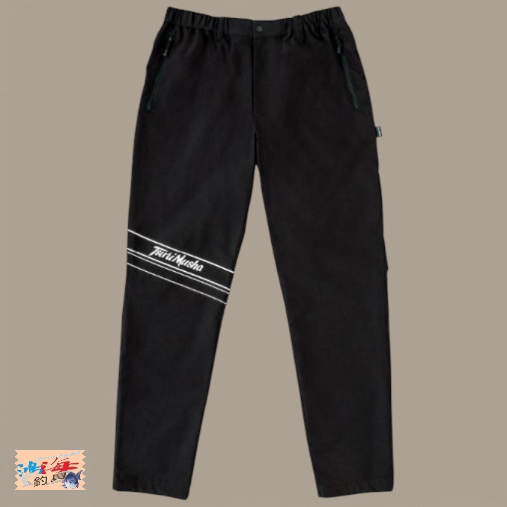 紅海釣具企業社【TSuriMusha】釣武者  BWS（阻擋、保暖、拉伸） 黑色防風防潑水保暖套裝-細節圖5