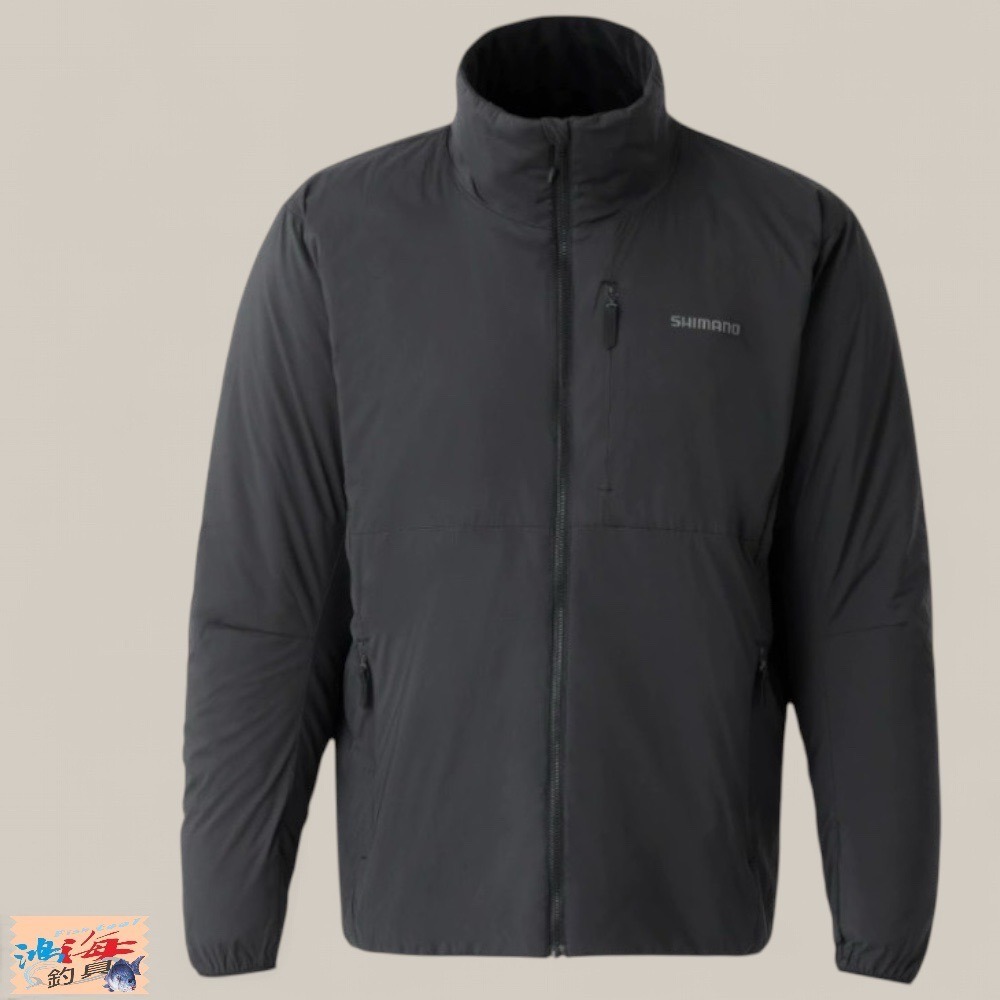 紅海釣具企業社【SHIMANO】 WJ-055U 黑色保暖釣魚外套 (22年秋冬款)-規格圖8