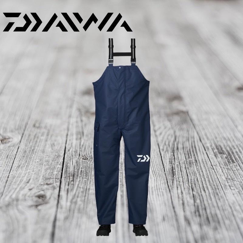 中壢鴻海釣具《DAIWA》22 DR-6122P 黑色吊帶雨衣褲 船釣雨衣褲-細節圖3