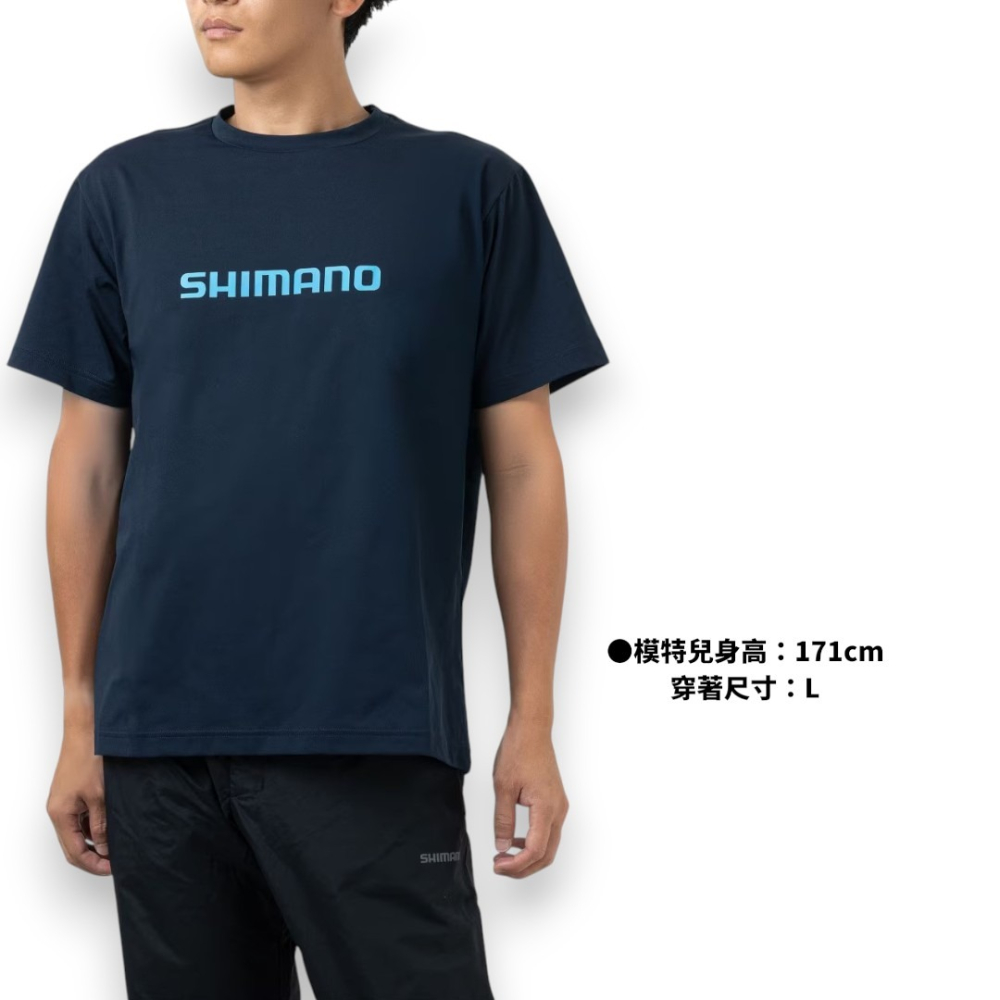 中壢紅海釣具【SHIMANO】SH-021Z 吸水速乾抗UV LOGO標誌 短袖T恤 (26年春夏款)-細節圖2