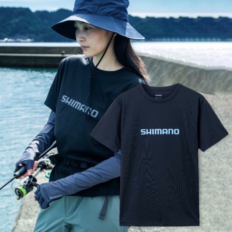 中壢鴻海釣具《SHIMANO》SH-021W 吸水速乾抗UV LOGO標誌 短袖T恤 23年款-細節圖3