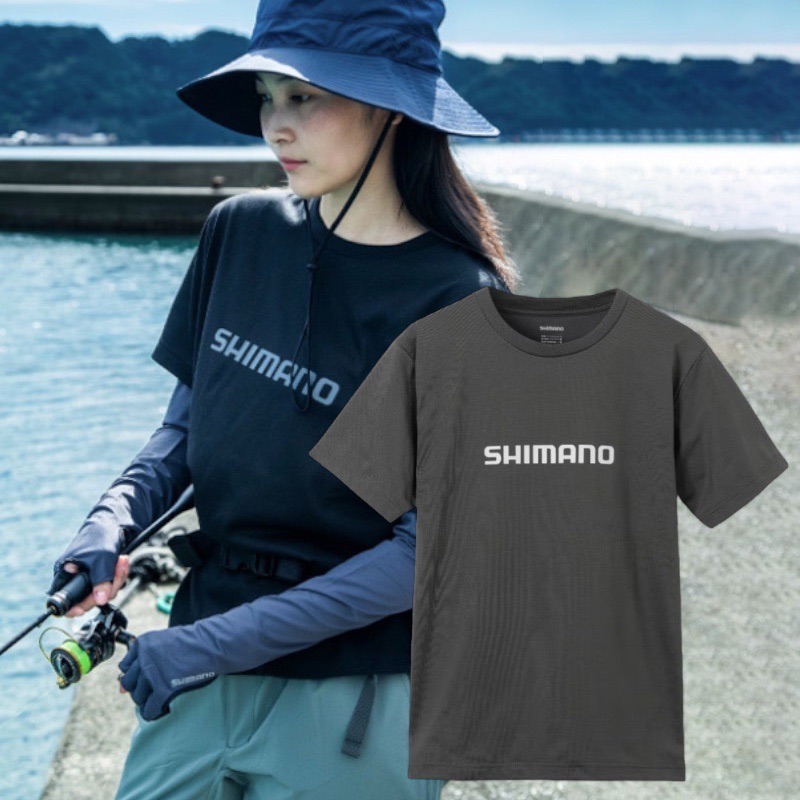 中壢鴻海釣具《SHIMANO》SH-021W 吸水速乾抗UV LOGO標誌 短袖T恤 23年款-細節圖4