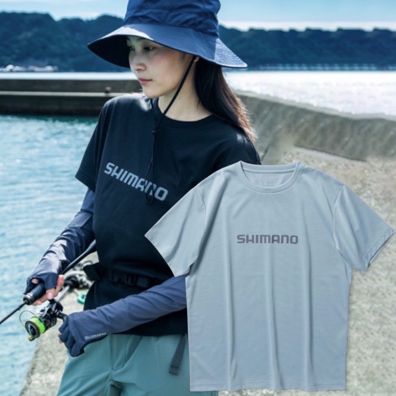 中壢鴻海釣具《SHIMANO》SH-021W 吸水速乾抗UV LOGO標誌 短袖T恤 23年款-細節圖5