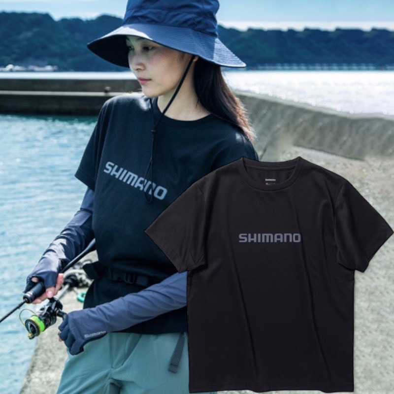 中壢鴻海釣具《SHIMANO》SH-021W 吸水速乾抗UV LOGO標誌 短袖T恤 23年款-細節圖8