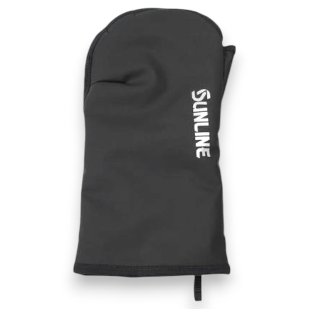 中壢紅海釣具【SUNLINE】SUG-602 黑色露指保暖手套-細節圖3