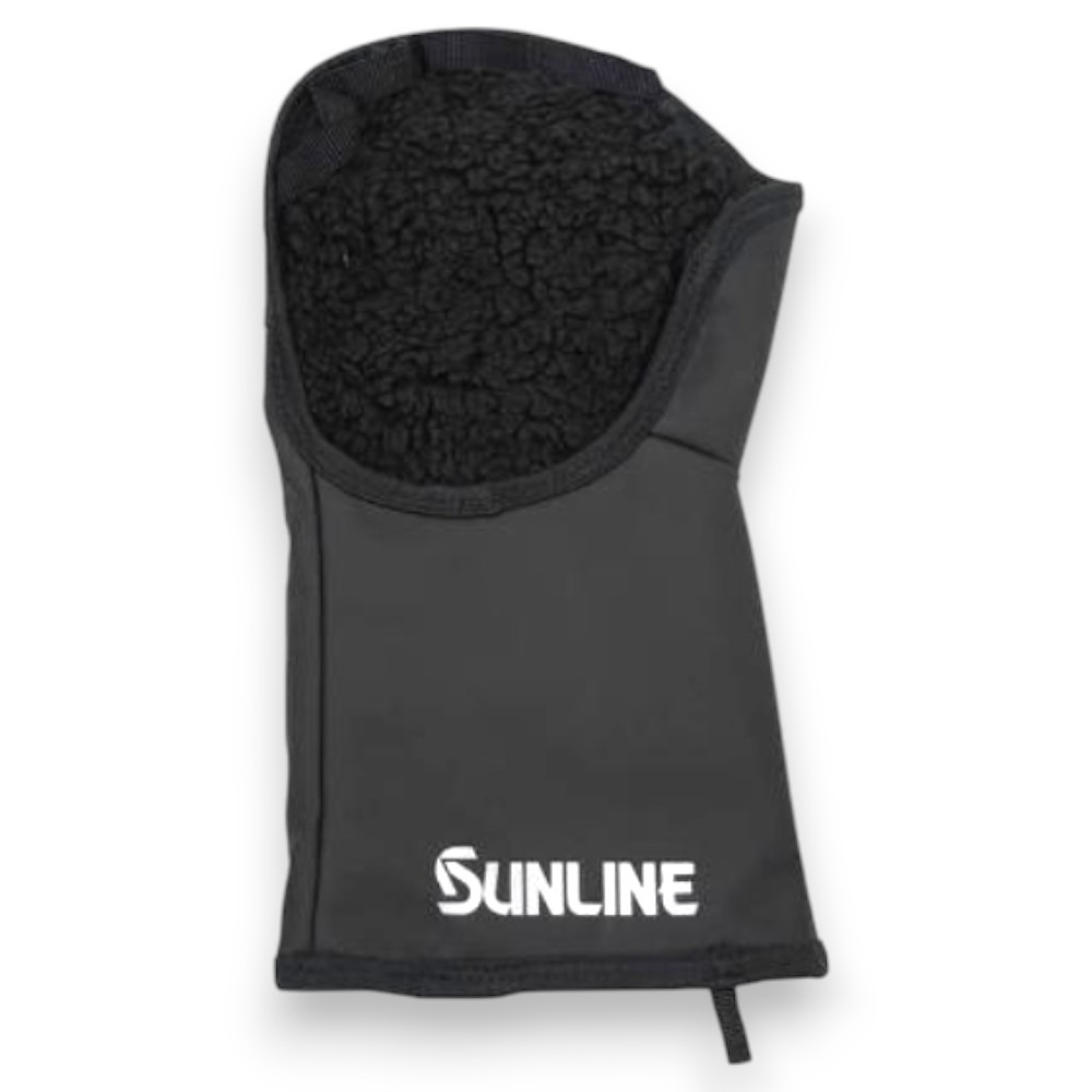 中壢紅海釣具【SUNLINE】SUG-602 黑色露指保暖手套-細節圖4