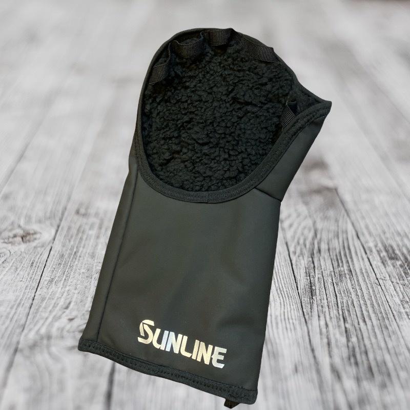 中壢鴻海釣具《SUNLINE》SUG-602 黑色露指保暖手套-細節圖3