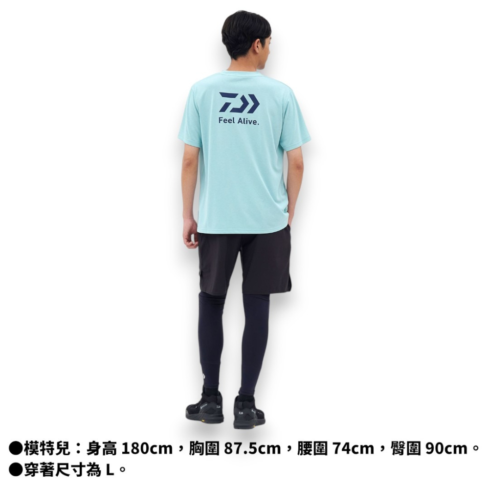 中壢紅海釣具【DAIWA】DE-8126 FeeL ALive. 防曬抗熱速乾短袖 [26年春夏款]-細節圖3