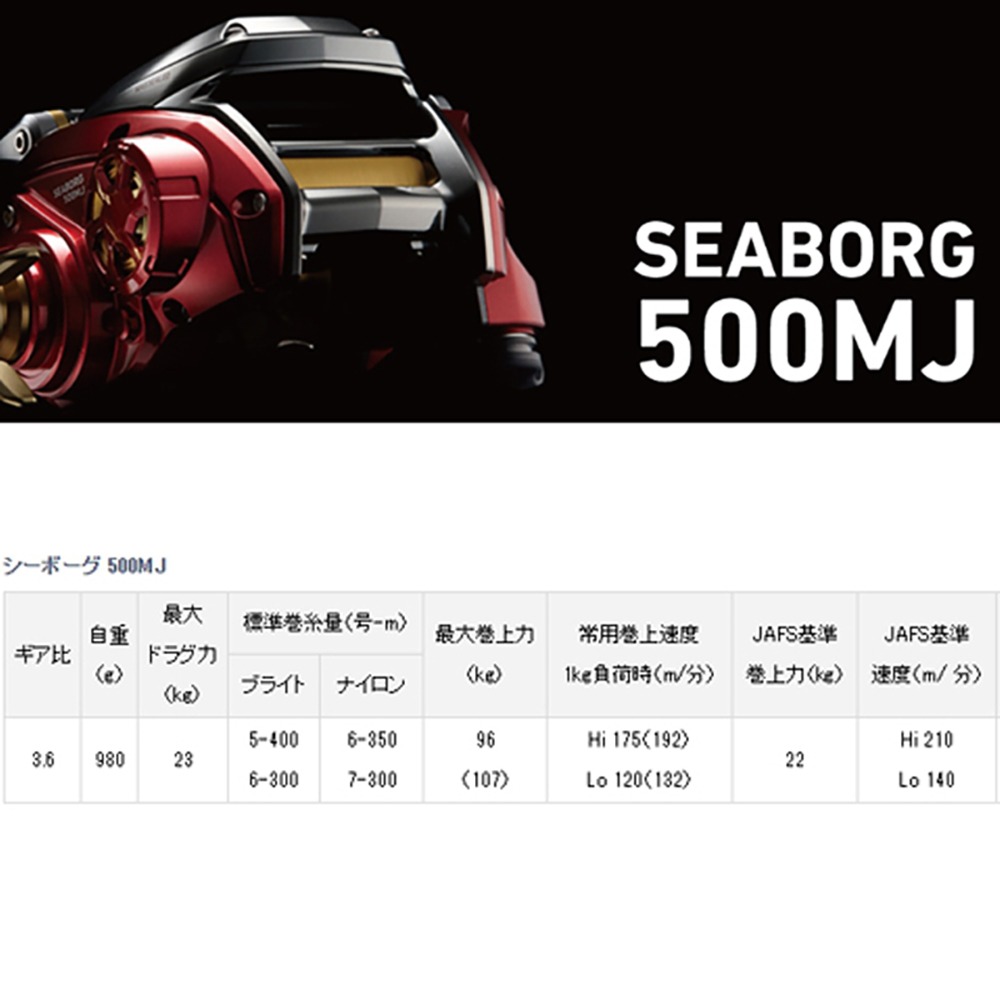 中壢鴻海釣具《DAIWA》SEABORG 500MJ 電動捲線器-細節圖5