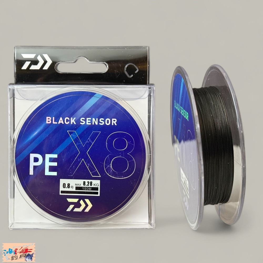 紅海釣具企業社【DAIWA】BLACK SENSOR X8 PE 釣線 150M 三色/黑色PE線 8股PE線-規格圖4