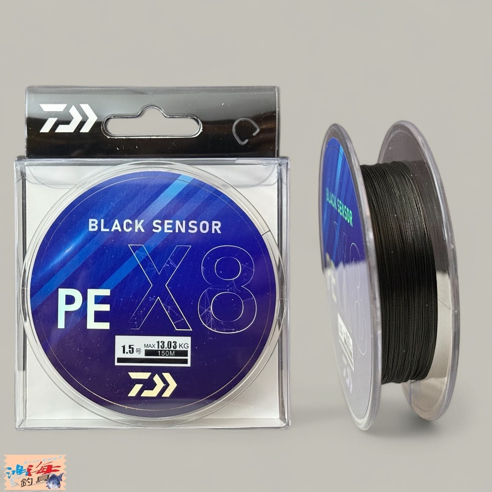 紅海釣具企業社【DAIWA】BLACK SENSOR X8 PE 釣線 150M 三色/黑色PE線 8股PE線-規格圖4