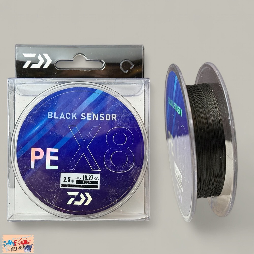 紅海釣具企業社【DAIWA】BLACK SENSOR X8 PE 釣線 150M 三色/黑色PE線 8股PE線-規格圖4