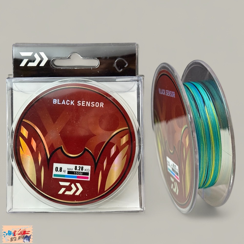 紅海釣具企業社【DAIWA】BLACK SENSOR X8 PE 釣線 150M 三色/黑色PE線 8股PE線-規格圖4